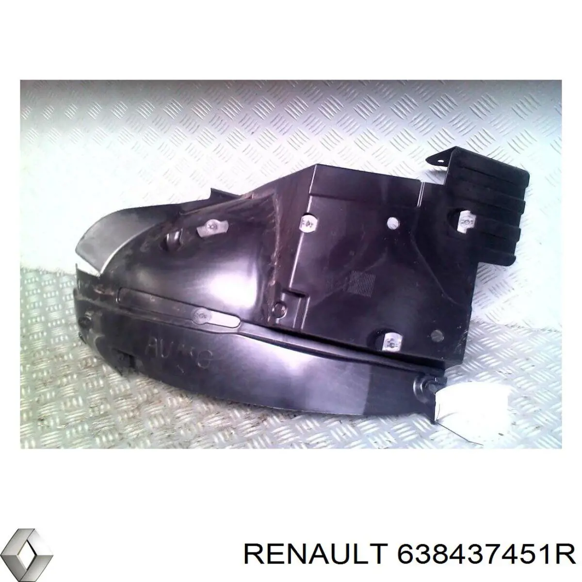Подкрылок крыла переднего левый задний Renault (RVI) 638437451R цена, от 29.14 USD