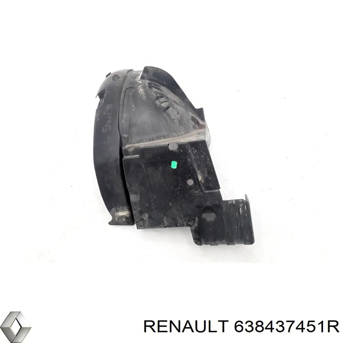 Подкрылок крыла переднего левый задний 638437451R Renault (RVI)