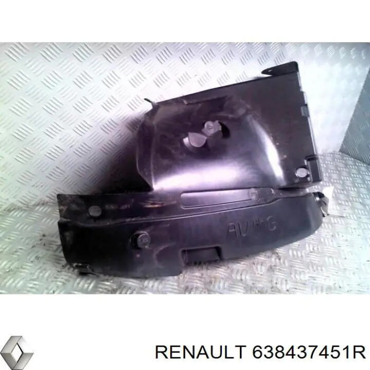 638437451R Renault (RVI) Подкрылок крыла переднего левый задний