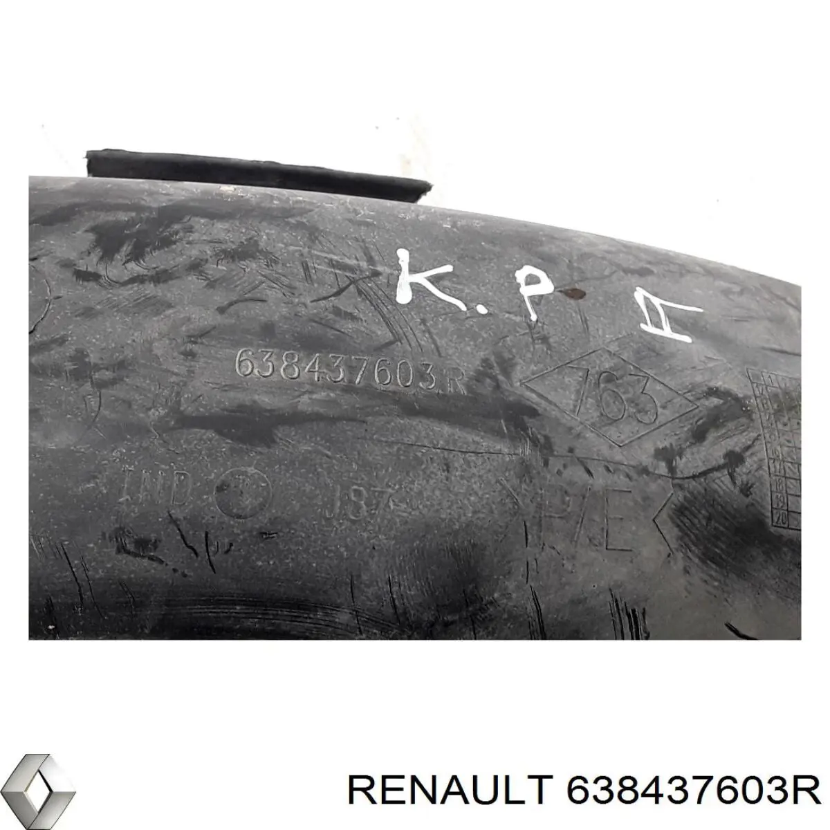 638437392R Renault (RVI) Подкрылок крыла переднего левый задний
