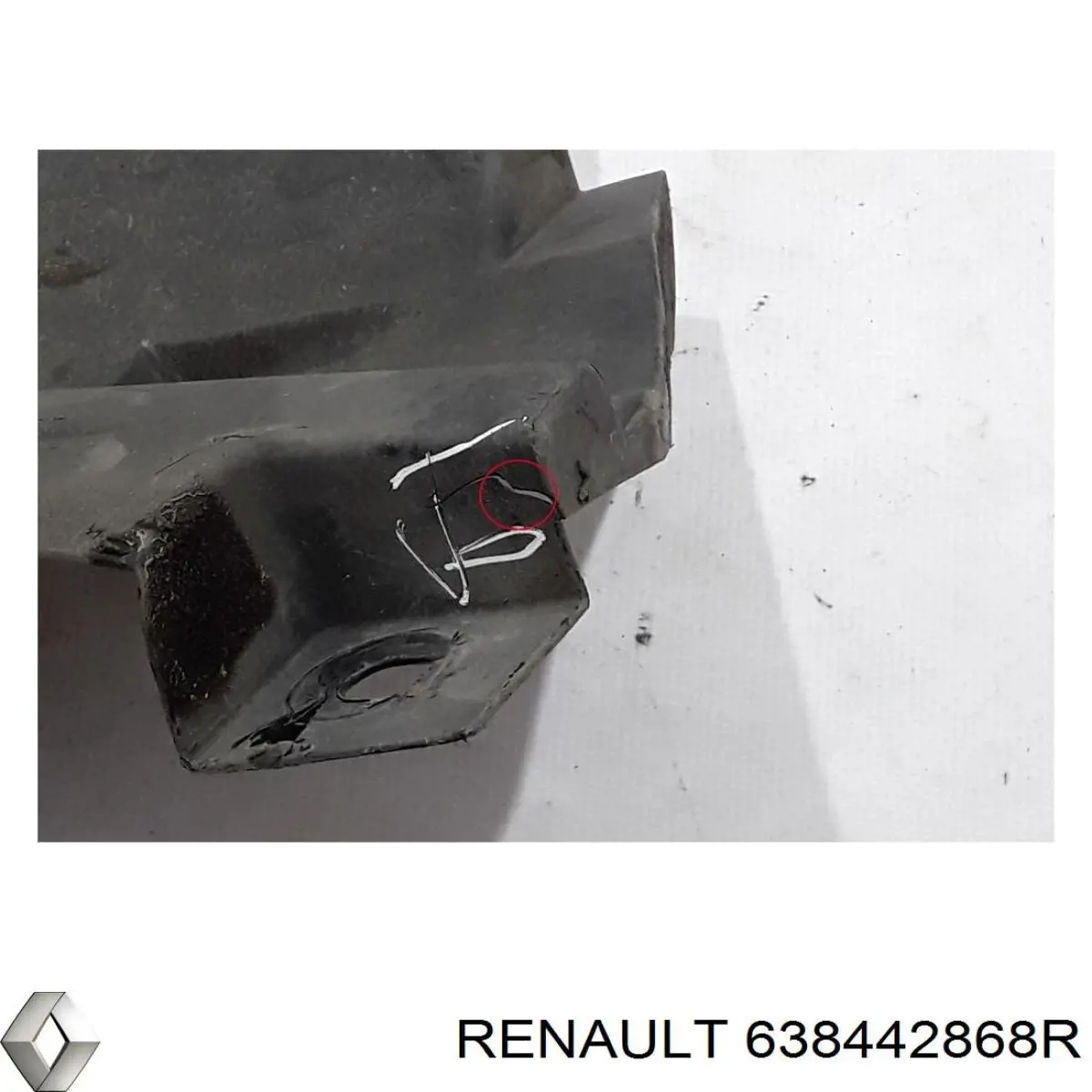 Купить 638442868R Renault (RVI) Подкрылок крыла переднего правый передний