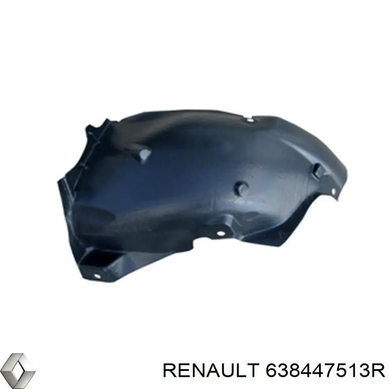 638447513R Renault (RVI) Подкрылок переднего крыла, правый передний