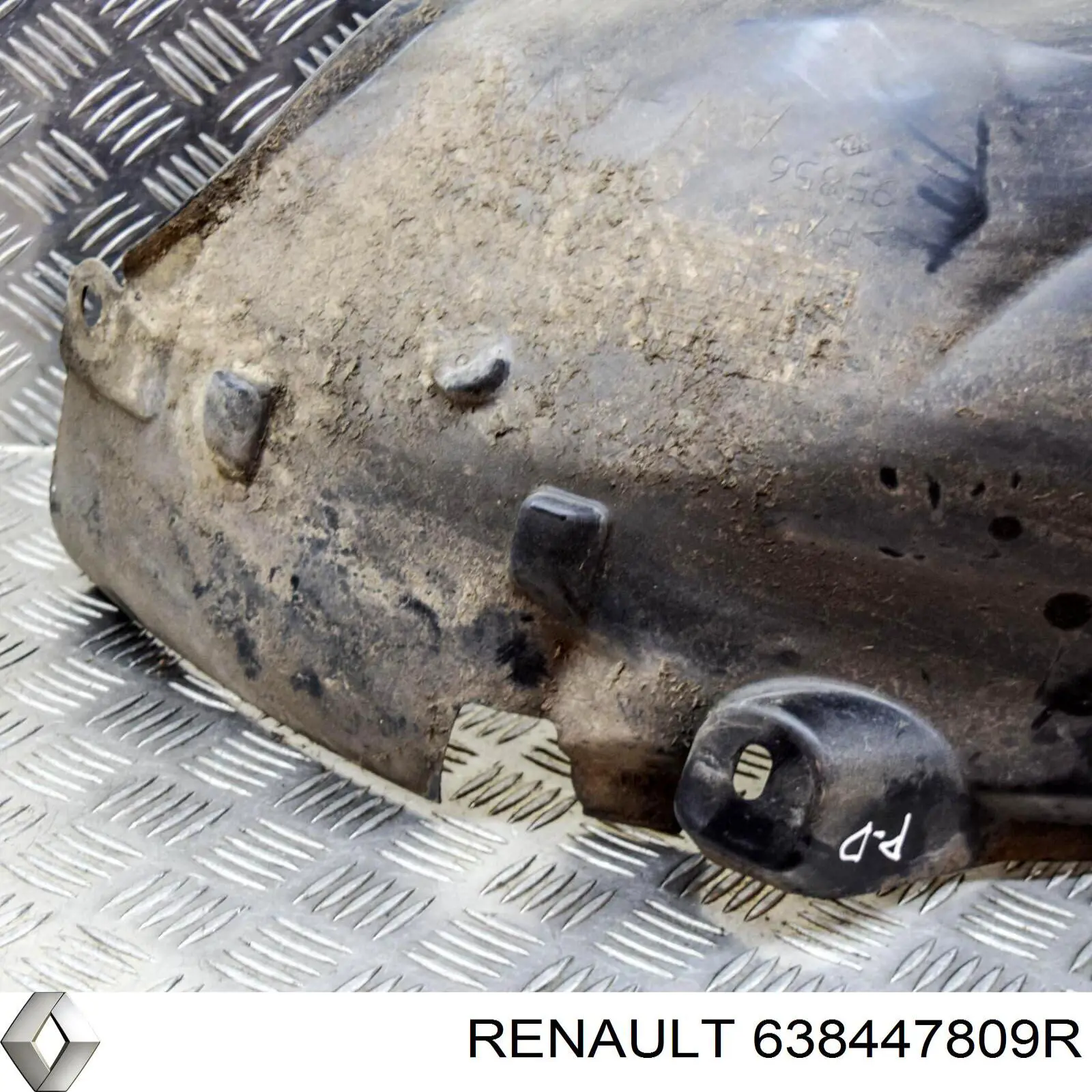 Купить 638447809R Renault (RVI) Подкрылок крыла переднего правый передний
