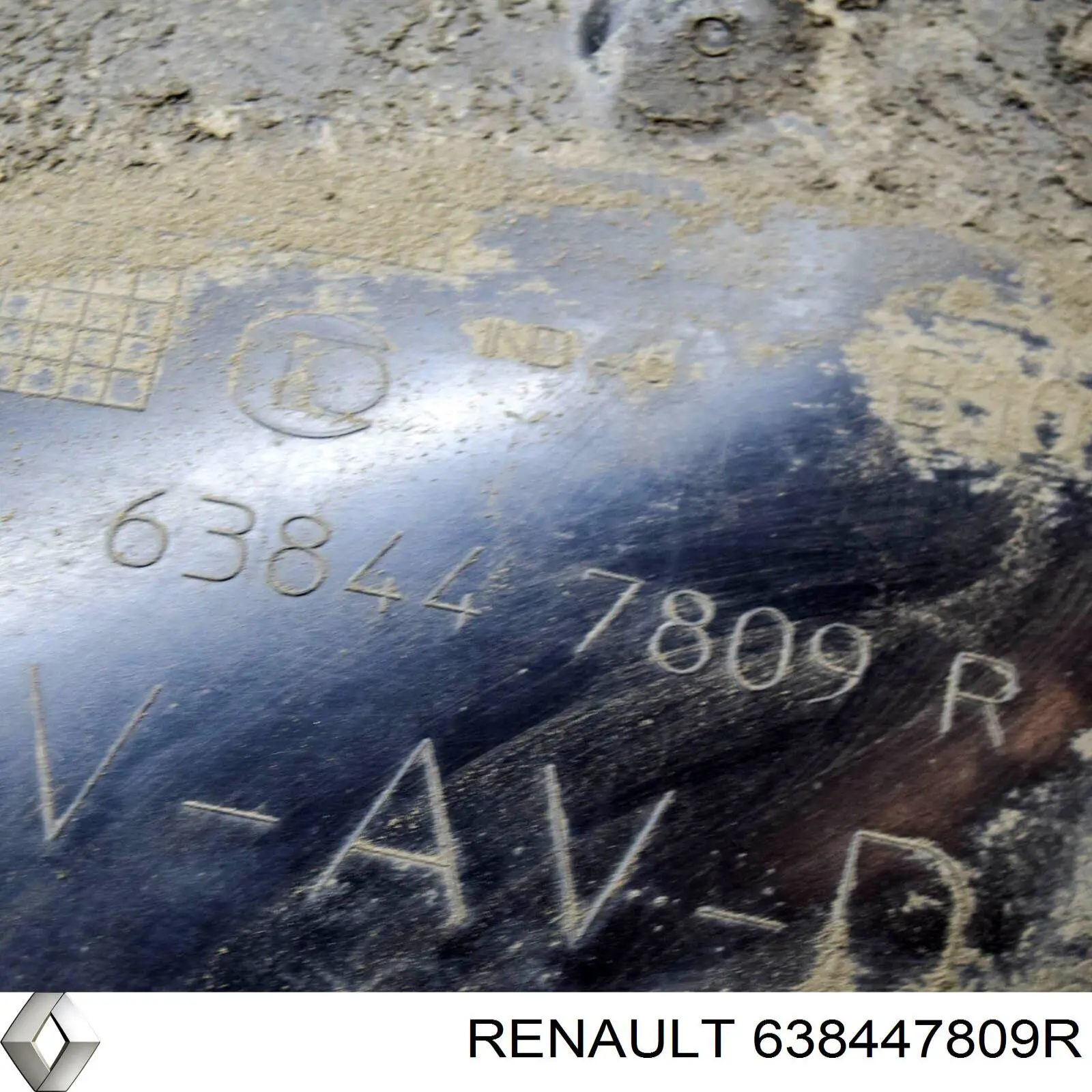 Подкрылок крыла переднего правый передний 638447809R Renault (RVI)
