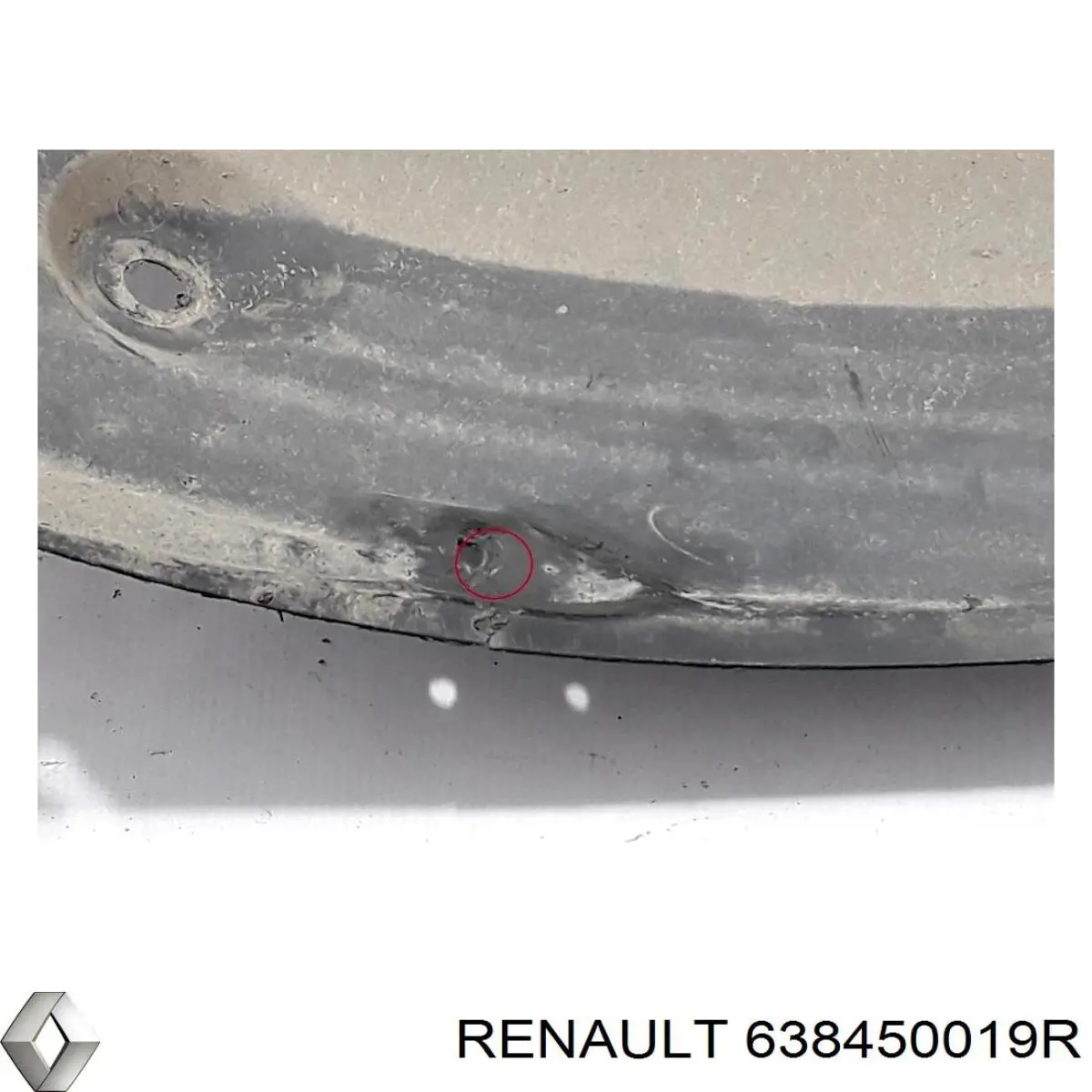 Подкрылок крыла переднего левый передний Renault (RVI) 638450019R цена, от 163.42 USD