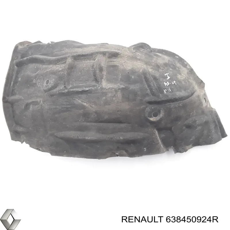 Подкрылок крыла переднего левый передний Renault (RVI) 638450924R цена, от 28.18 USD