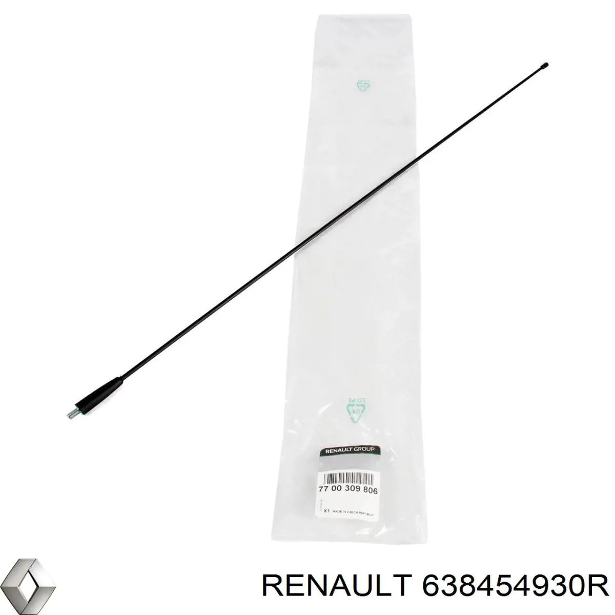 638454930R Renault (RVI) Подкрылок переднего крыла, левый передний