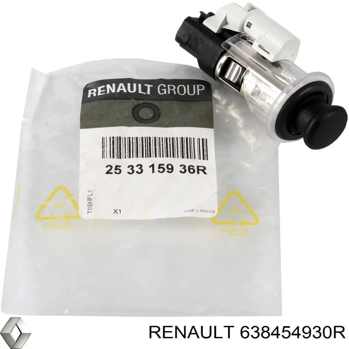 Купить 638454930R Renault (RVI) Подкрылок крыла переднего левый передний