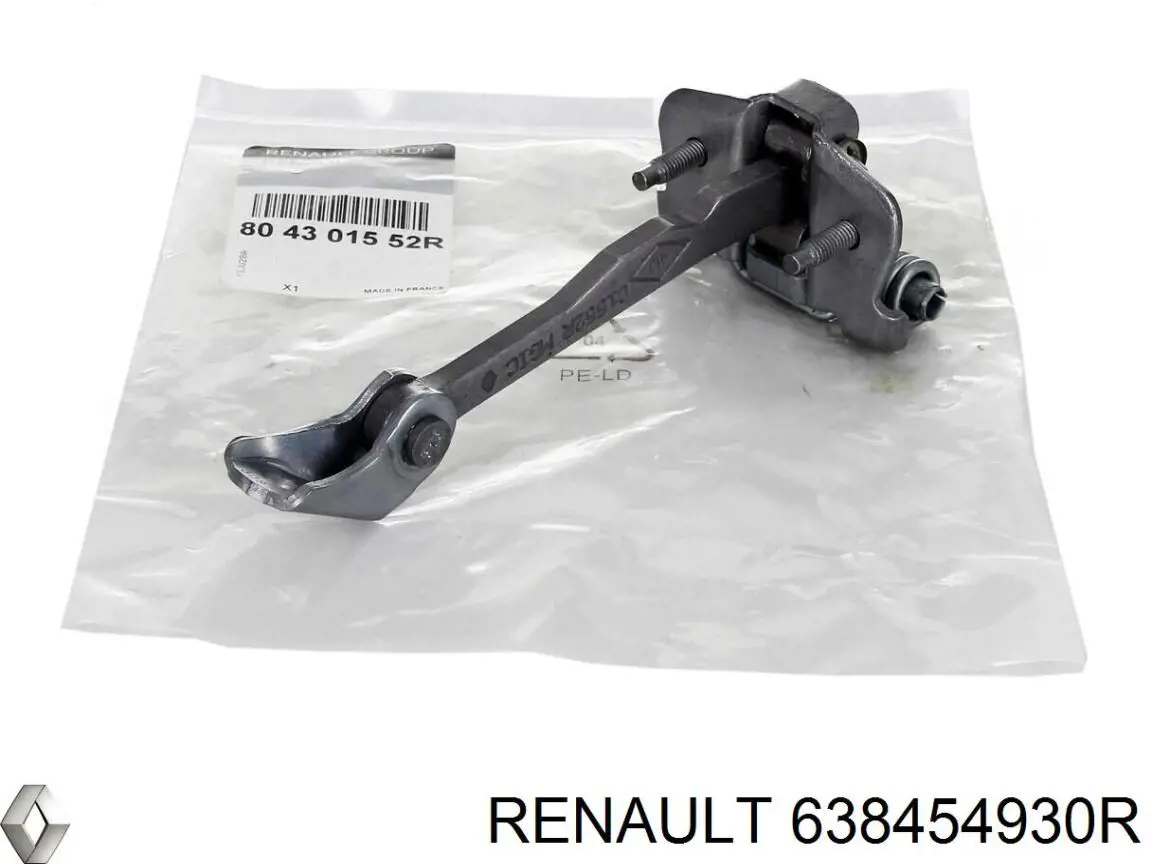 Левый передний подкрылок переднего крыла  Renault (RVI) 638454930R