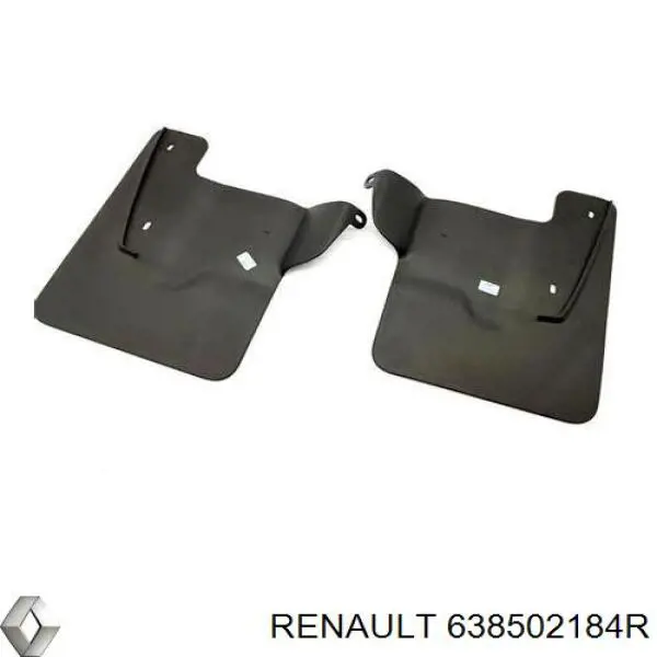 Juego de faldillas guardabarro delanteros 638502184R Renault (RVI)