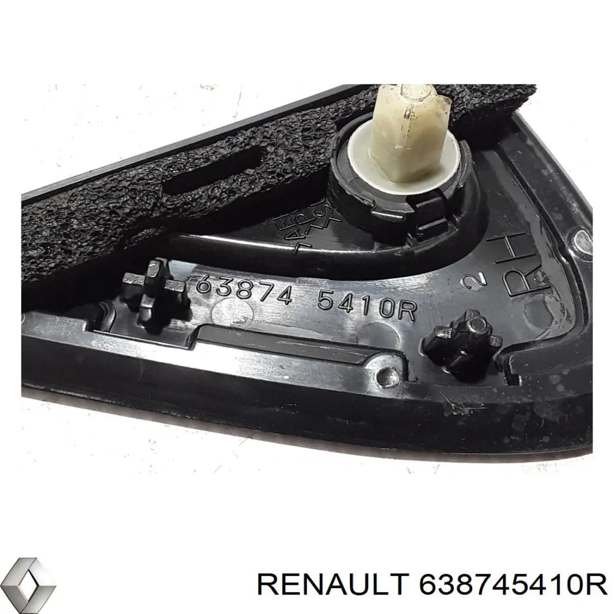 Молдинг крыла переднего правого 638745410R Renault (RVI)