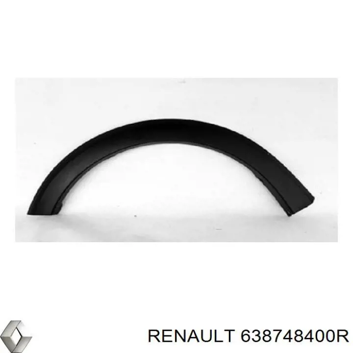 638748400R Renault (RVI) Расширитель (накладка) арки заднего крыла левый