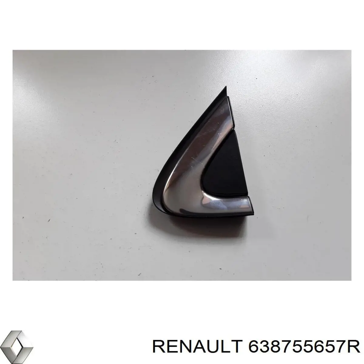 Молдинг крыла переднего левого 638755657R Renault (RVI)