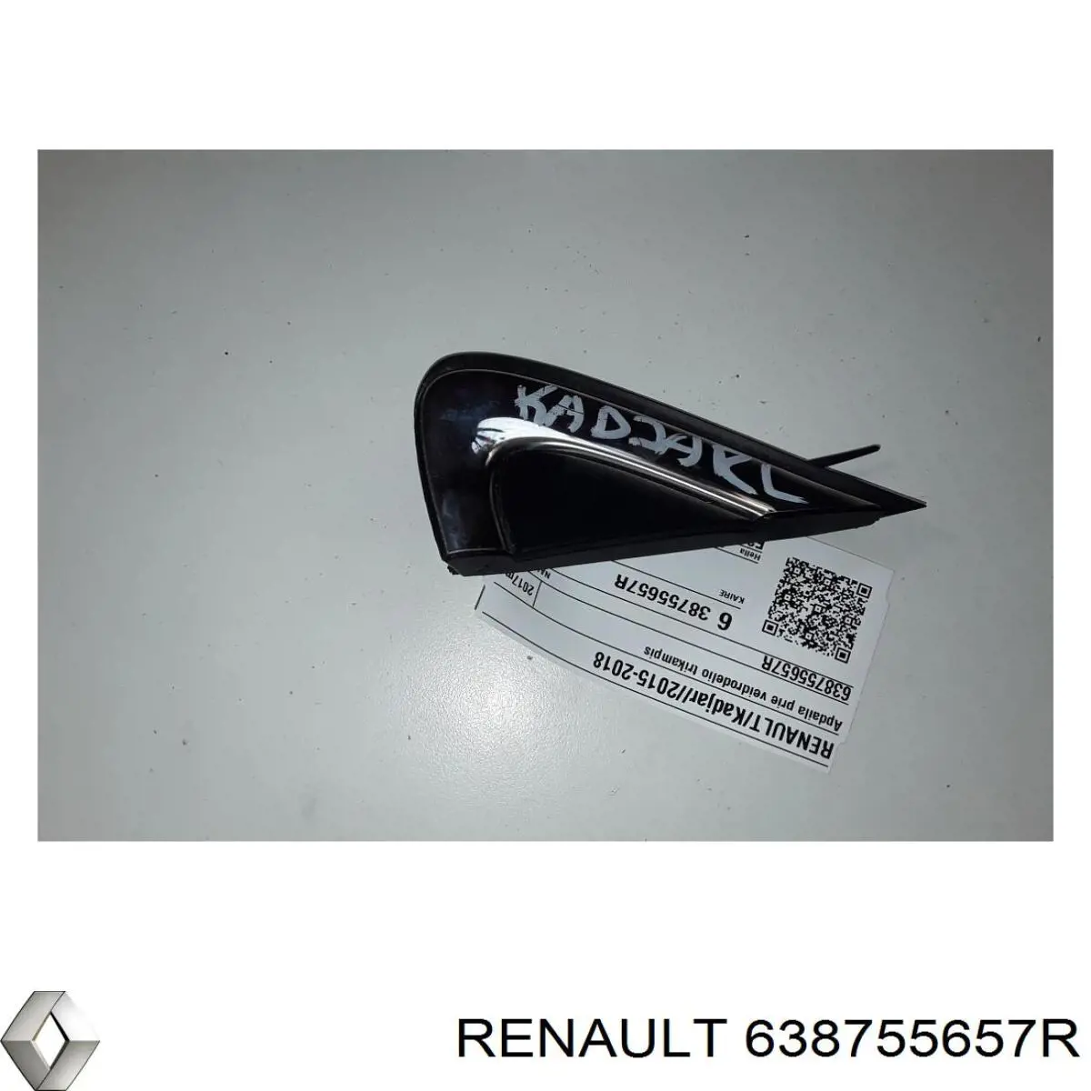 638755657R Renault (RVI) Молдинг крыла переднего левого