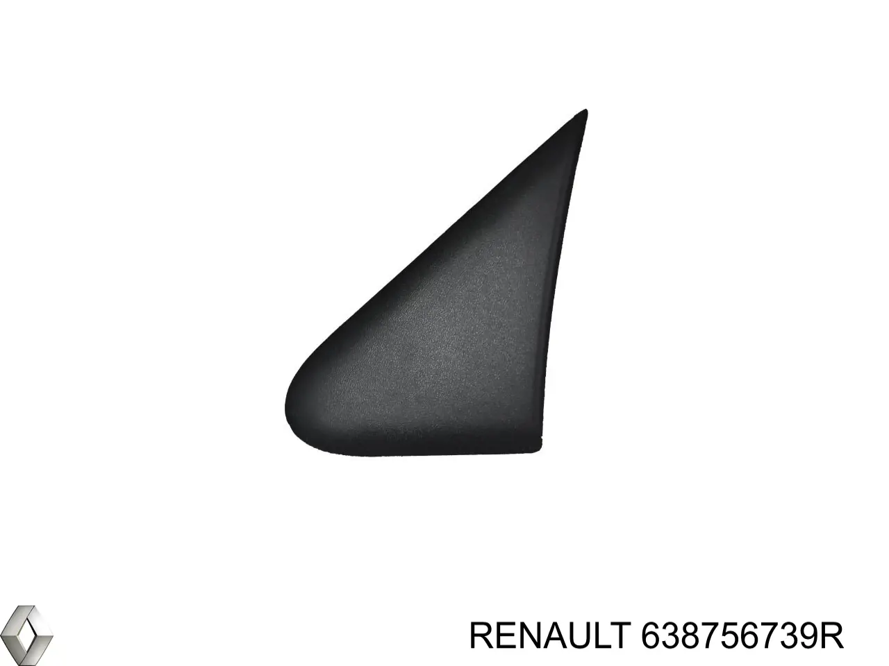 Накладка крыла переднего левого Renault (RVI) 638756739R цена, от 18.44 USD