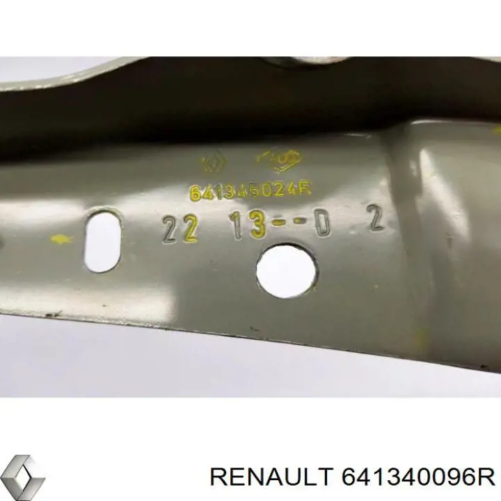 641340096R Renault (RVI) Кронштейн крепления крыла  переднего правого верхний
