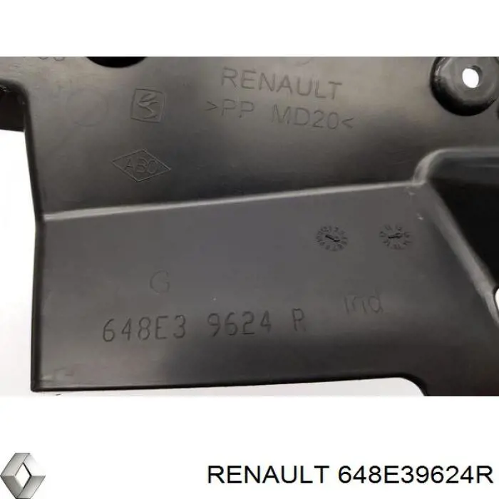 Кронштейн решетки радиатора Renault (RVI) 648E39624R цена, от 11.84 USD
