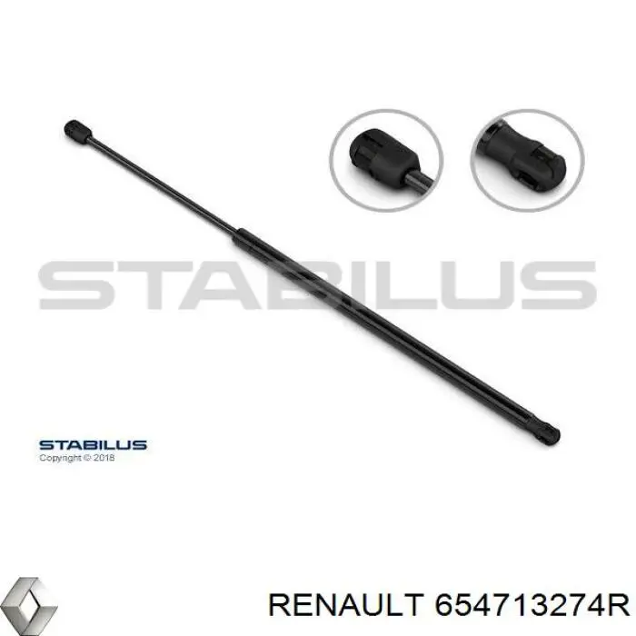 Амортизатор капота газовый Renault (RVI) 654713274R цена, от 8.98 USD