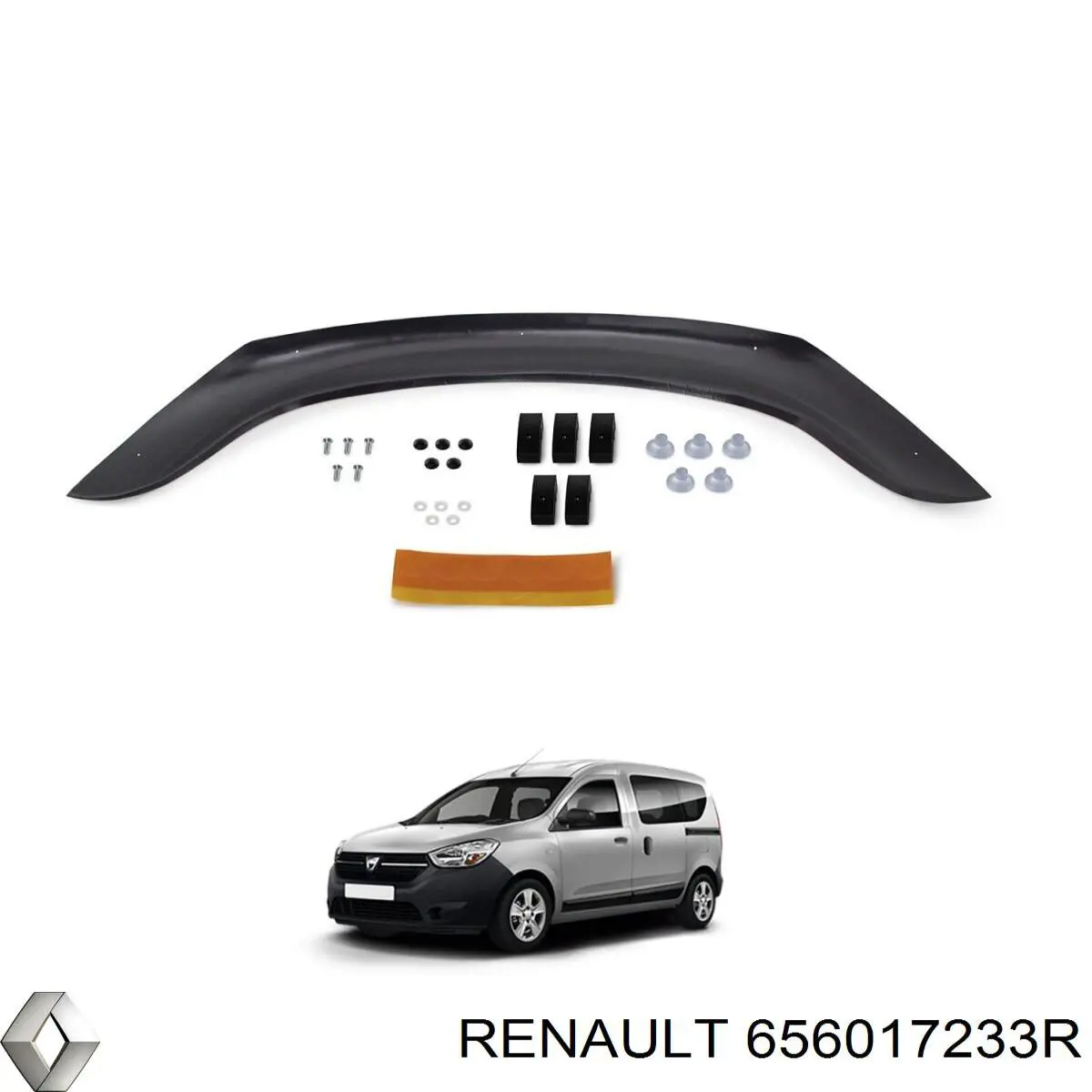 Замок крышки капота Renault (RVI) 656012164R