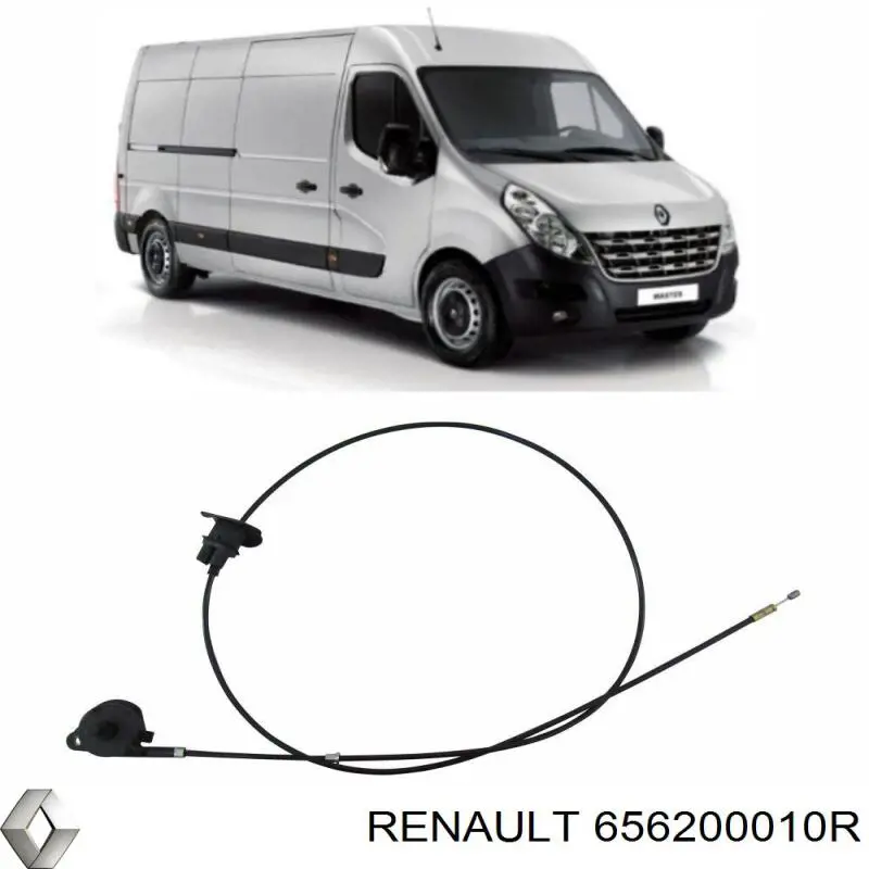 Трос открывания капота Renault (RVI) 656200010R цена, от 41.20 USD