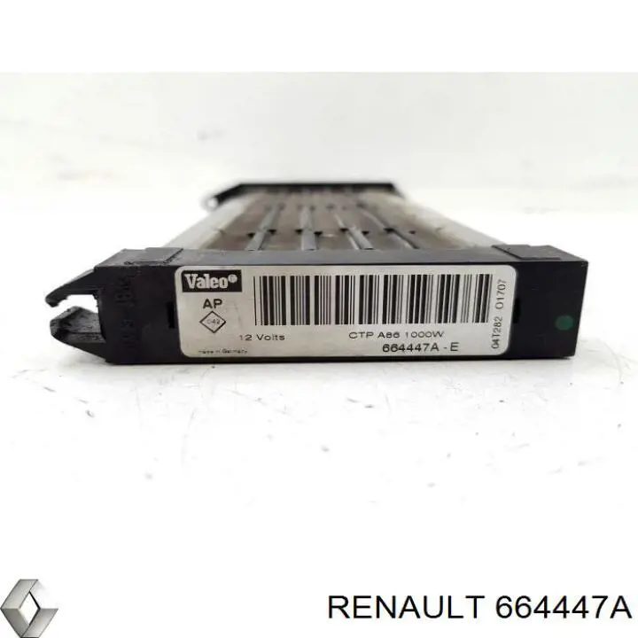 Электроподогреватель воздуха системы отопления салона 664447A Renault (RVI)