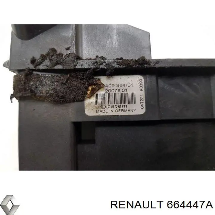 Электроподогреватель воздуха системы отопления салона Renault (RVI) 664447A
