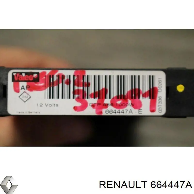 Купить 664447A Renault (RVI) Электроподогреватель воздуха системы отопления салона