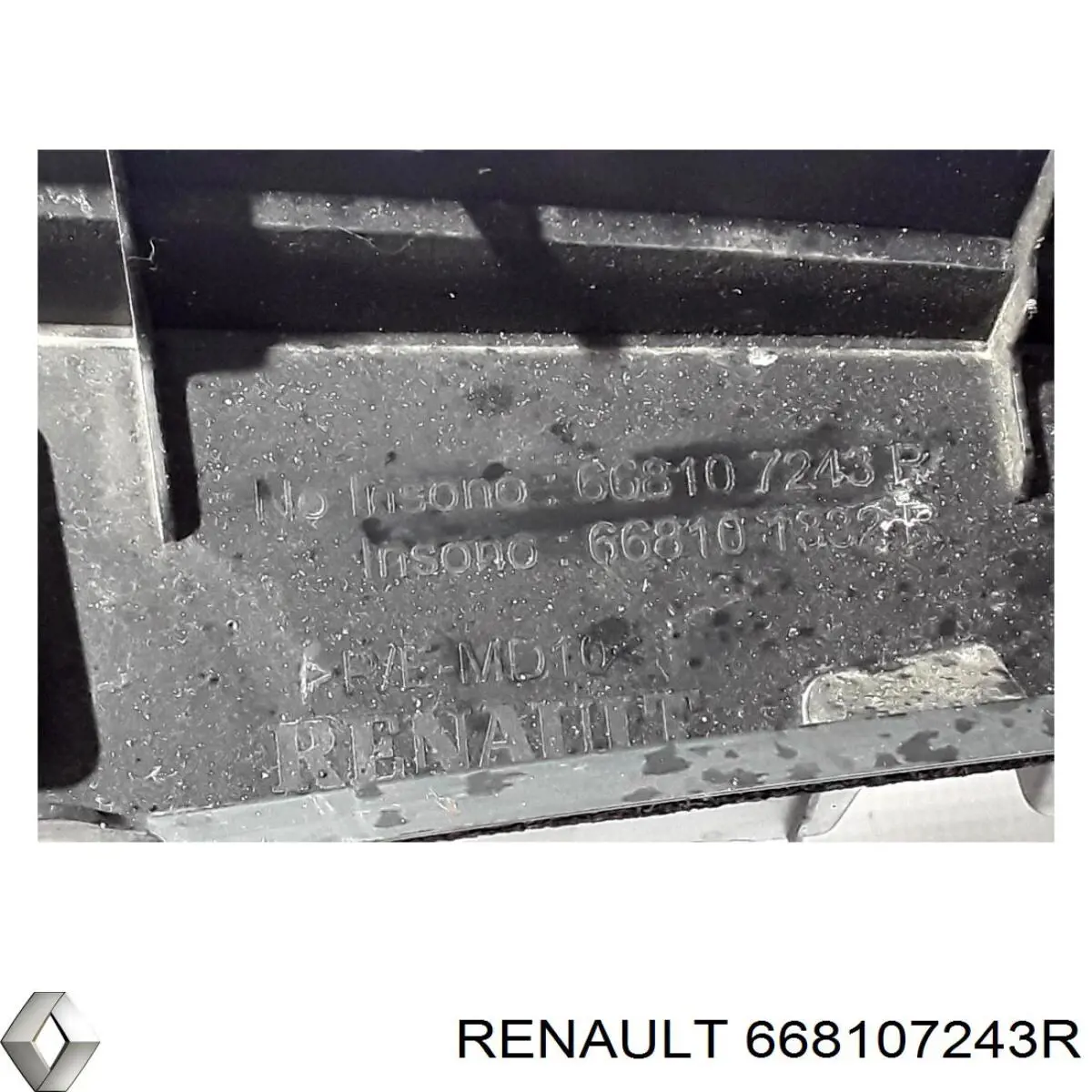 Водосток лобового стекла, жабо 668107243R Renault (RVI)