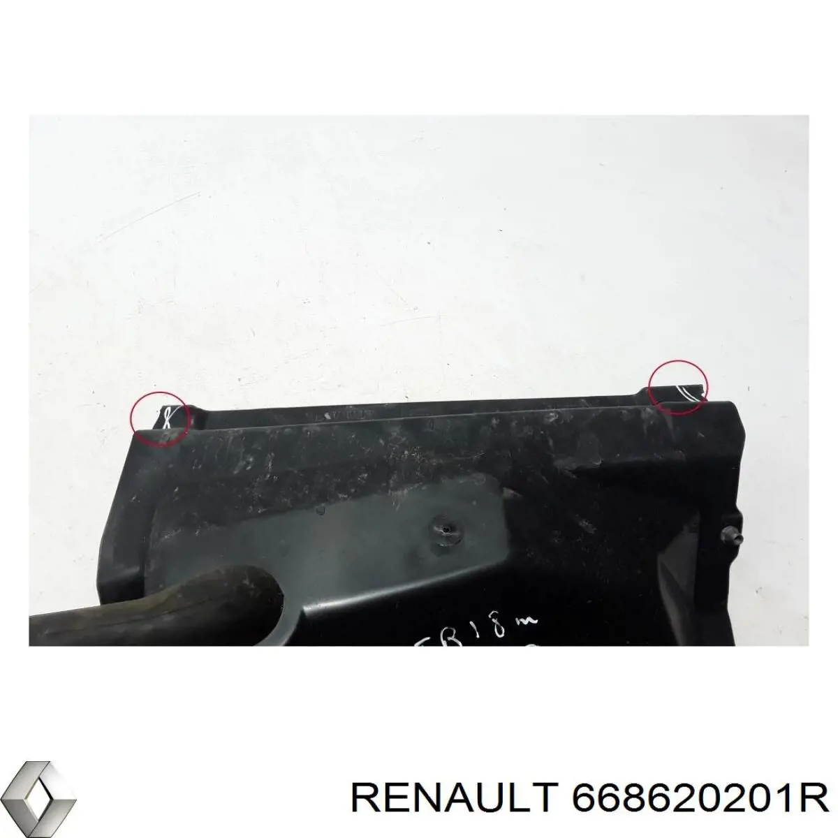 Водосток лобового стекла, жабо Renault (RVI) 668620201R цена, от 12.29 USD