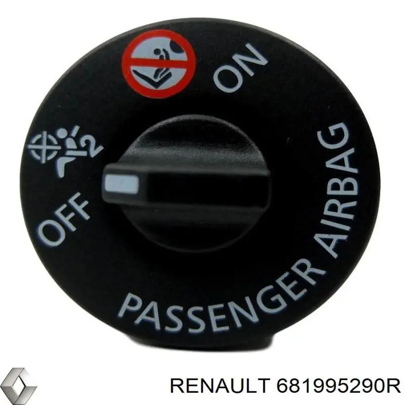 Botão de desligação dos cintos de segurança AIRBAG para Renault ARKANA (LCM)