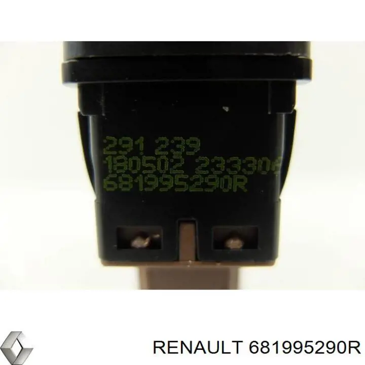 Кнопка отключения подушек безопасности AIRBAG Renault (RVI) 681995290R цена, от 7.33 USD