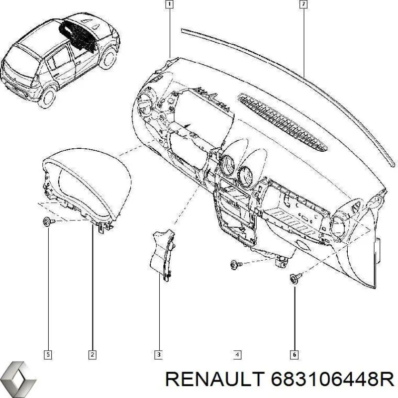  683106448R Renault (RVI)