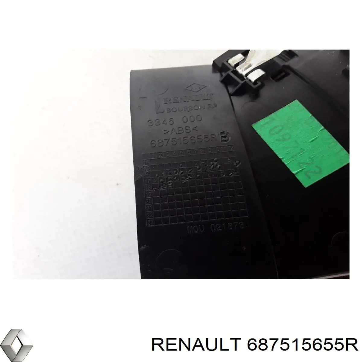 Решетка вентиляции салона на "торпедо" Renault (RVI) 687515655R цена, от 25.93 USD