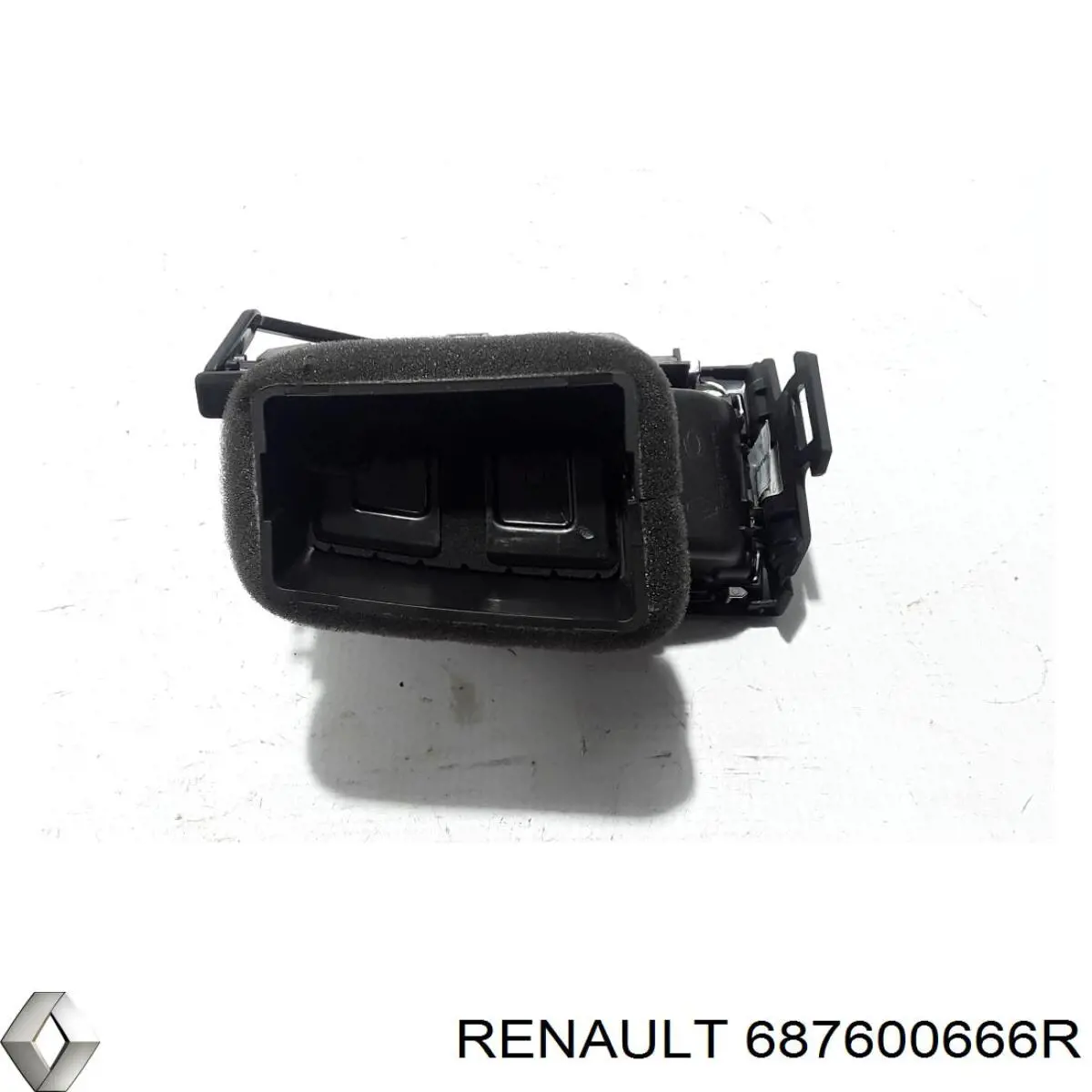 Решетка вентиляции салона на "торпедо" правая Renault (RVI) 687600666R цена, от 31.67 USD