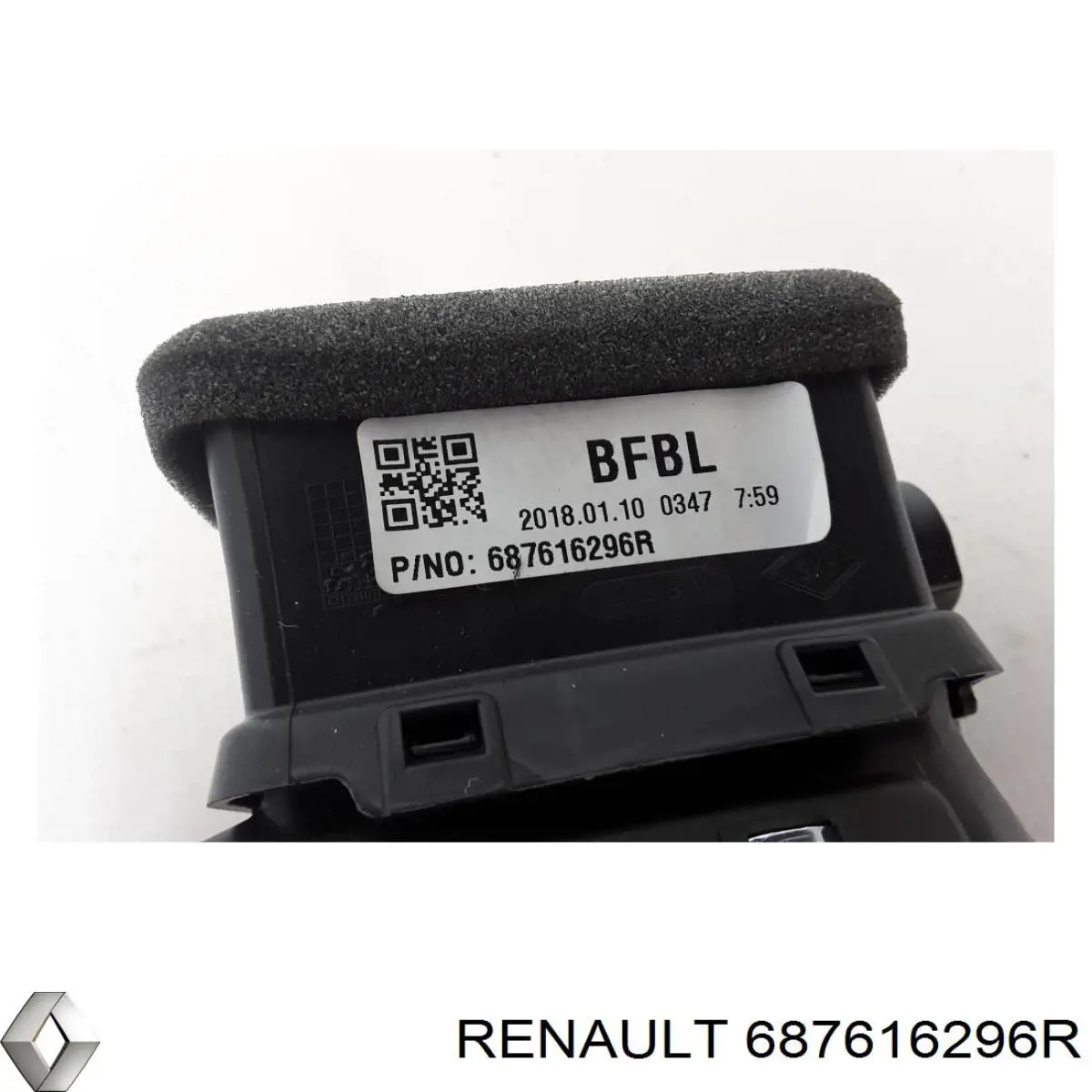 Решетка вентиляции салона на "торпедо" левая Renault (RVI) 687616296R цена, от 29.31 USD