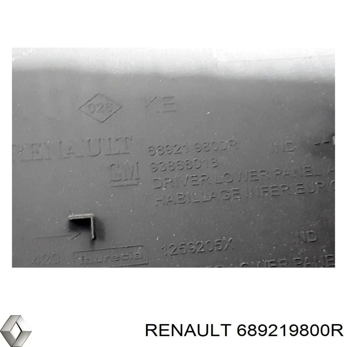  Renault (RVI) 689219800R цена, от 12.67 USD