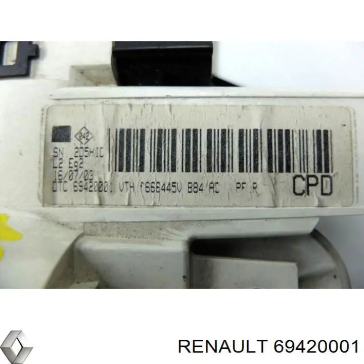 Блок управления кондиционером 69420001 Renault (RVI)