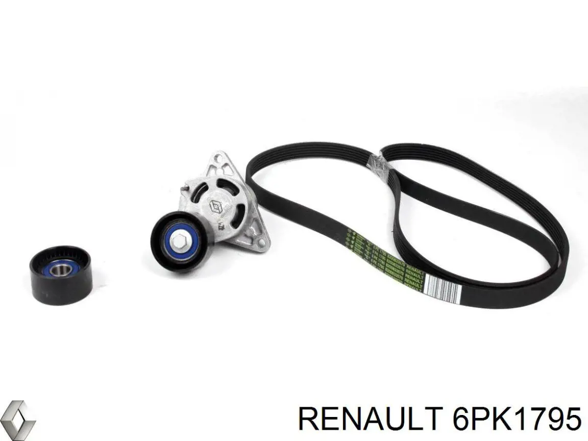 Клиновый ремень Renault (RVI) 6PK1795 цена, от 14.05 USD