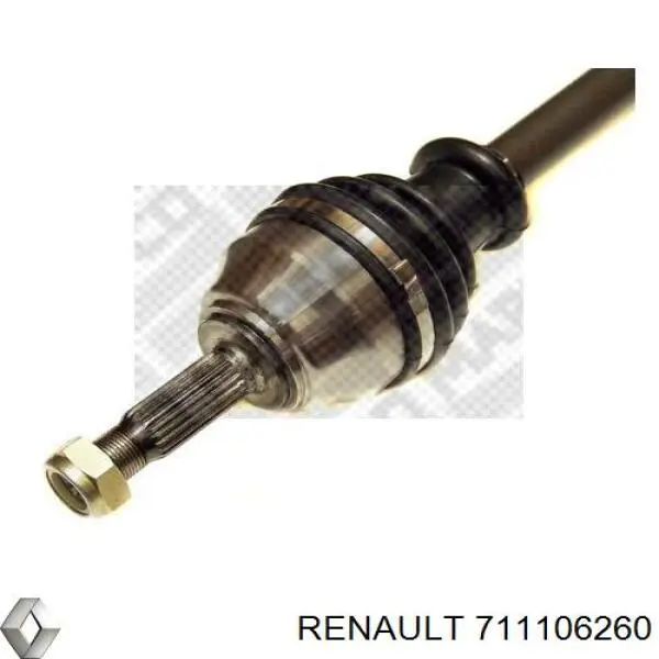 Левая полуось 711106260 Renault (RVI)