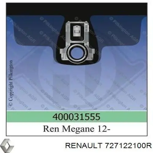Автостекло на Renault Fluence  L3