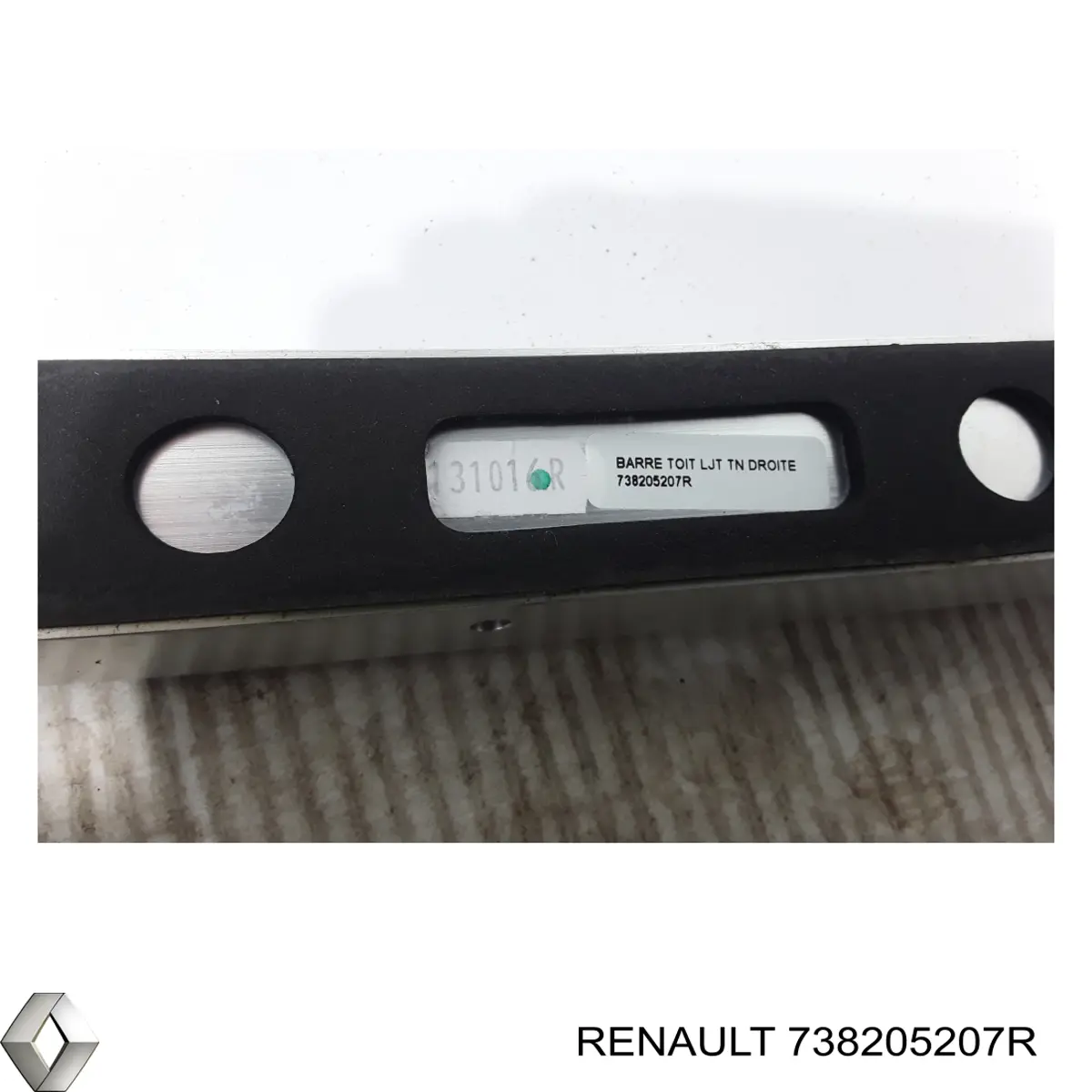 Рейлинг крыши правый 738205207R Renault (RVI)