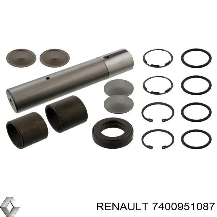 Купить 7400951087 Renault (RVI) Кольцо стопорное подшипника передней ступицы