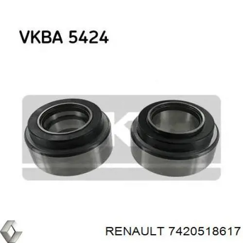 7420518617 Renault (RVI) Ремкомплект задней ступицы