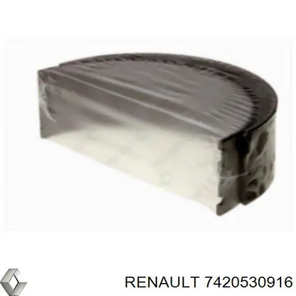 7420530916 Renault (RVI) вкладыши коленвала коренные, комплект, стандарт (std)