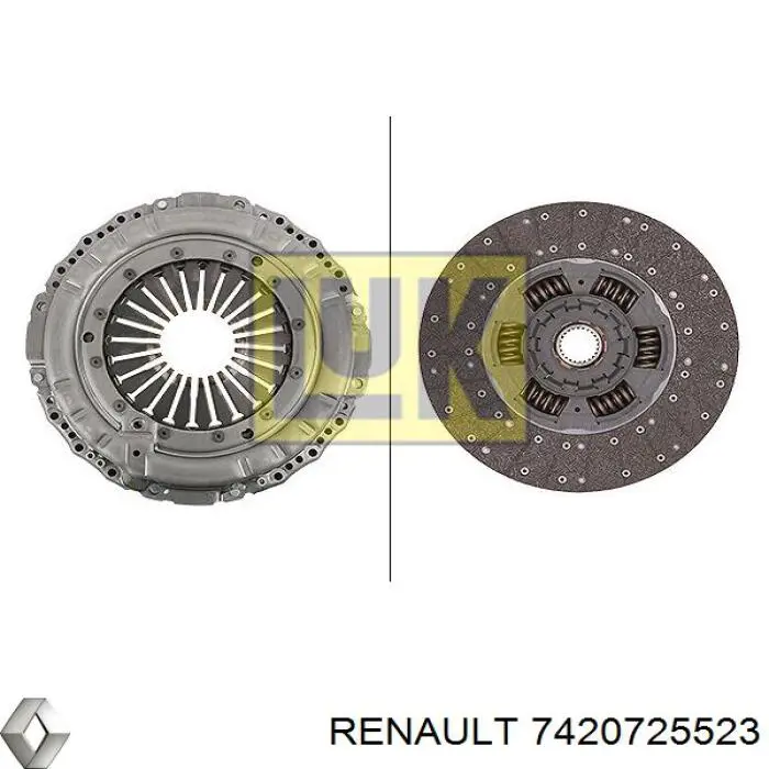 Диск сцепления 7420725523 Renault (RVI)