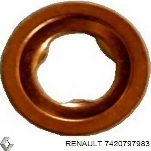 7420797983 Renault (RVI) кольцо (шайба форсунки инжектора посадочное)