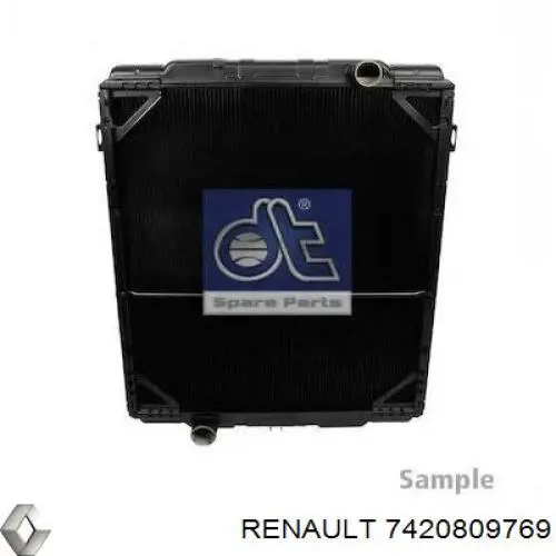 Купить 7420809769 Renault (RVI) Радиатор водяной
