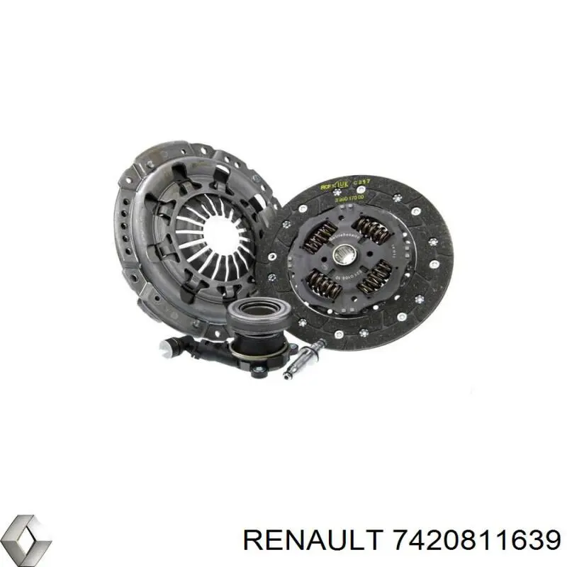 Комплект сцепления (3 части) Renault (RVI) 7420811639 цена, от 332.38 USD