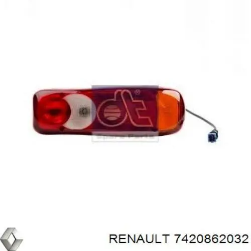 Фонарь задний левый 7420862032 Renault (RVI)