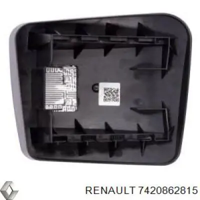 Зеркальный элемент зеркала заднего вида правого 7420862815 Renault (RVI)